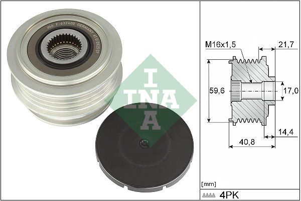 Муфта генератора SCHAEFFLER INA 535037110 - zapix