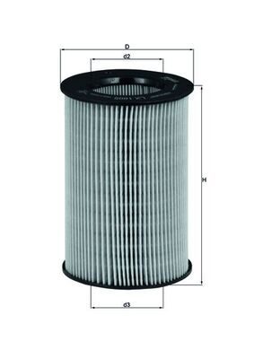 Повітряний фільтр MAHLE LX1805 - zapix