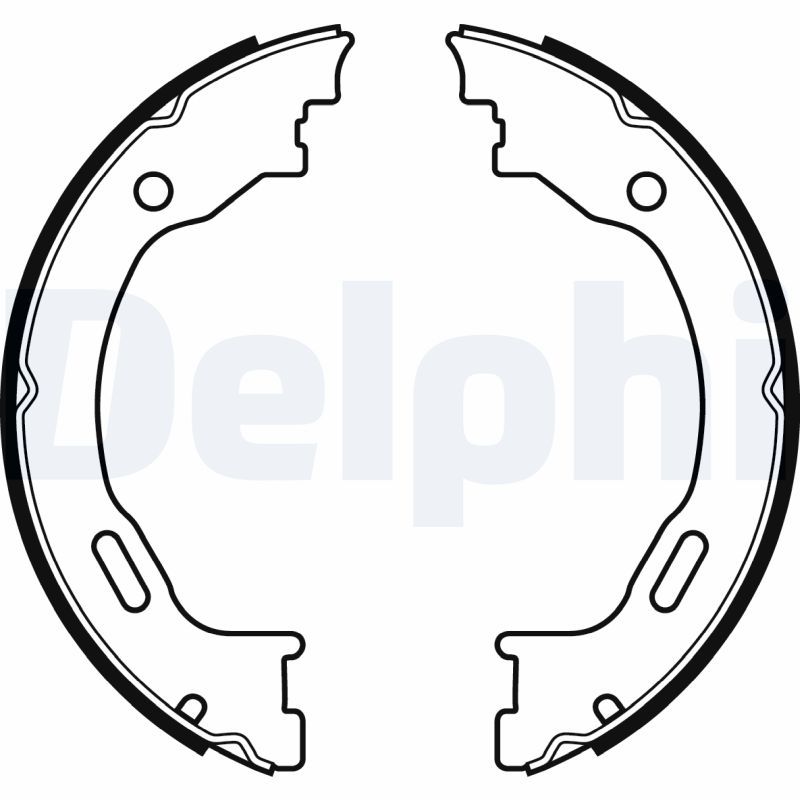 Гальмівні колодки ручника (барабанні) DELPHI LS2077 - zapix