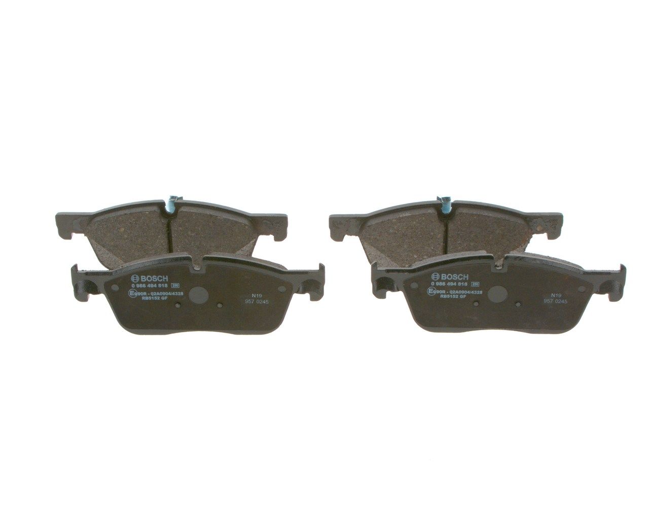 Гальмівні колодки дискові BOSCH 0986494818 - zapix