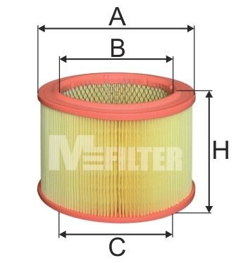Повітряний фільтр MFILTER A289 - zapix
