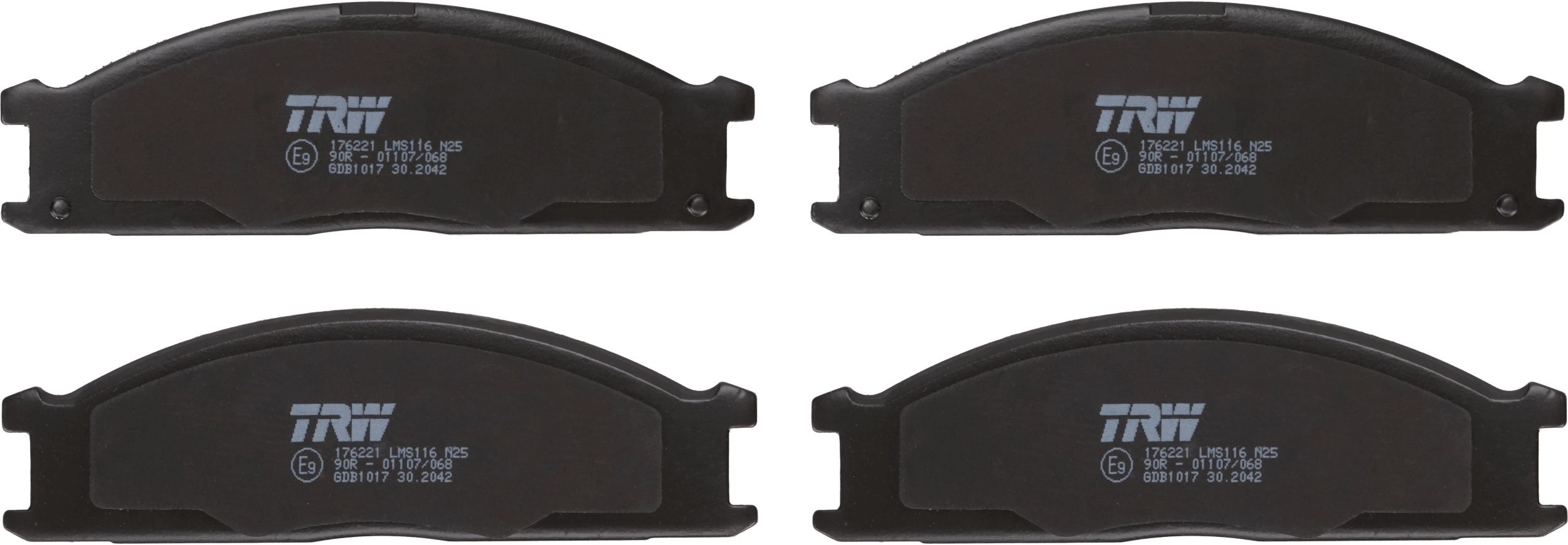 Гальмівні колодки дискові TRW GDB1017 - zapix