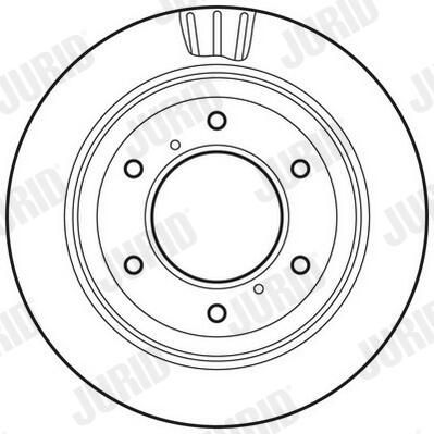 Гальмівний диск JURID 562777JC - zapix