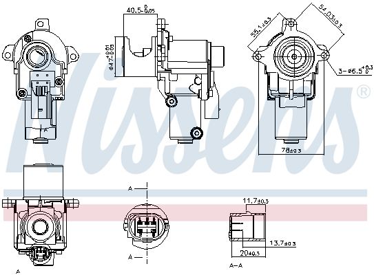 Клапан EGR NISSENS 98217 - zapix
