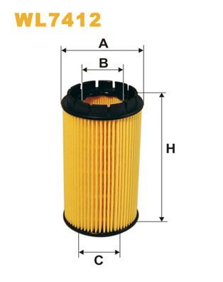 Оливний фільтр WIX FILTERS WL7412