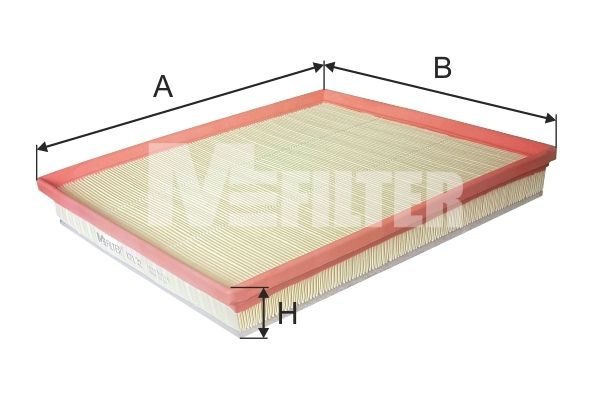 Повітряний фільтр MFILTER K7132 - zapix