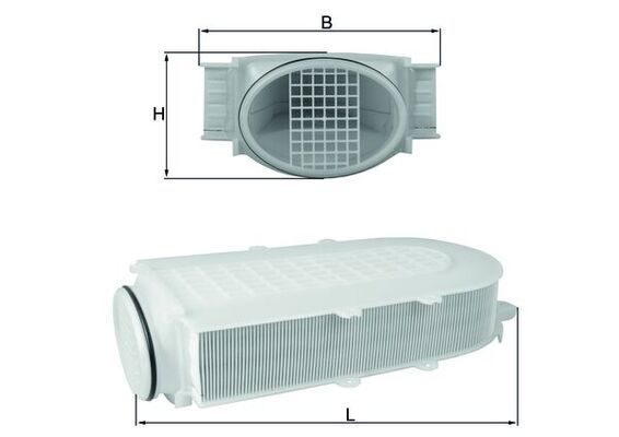 Повітряний фільтр MAHLE LX29911 - zapix