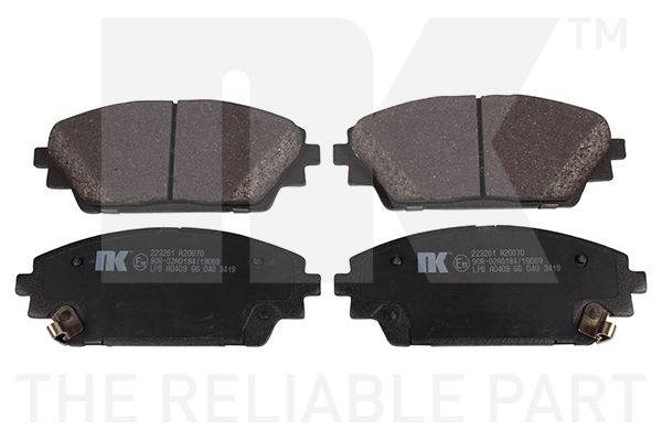 Гальмівні колодки дискові NK 223261 - zapix