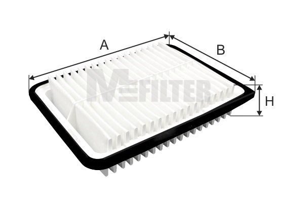 Повітряний фільтр MFILTER K7042 - zapix