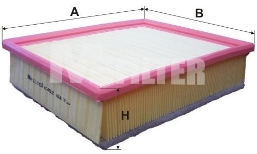 Повітряний фільтр MFILTER K452 - zapix