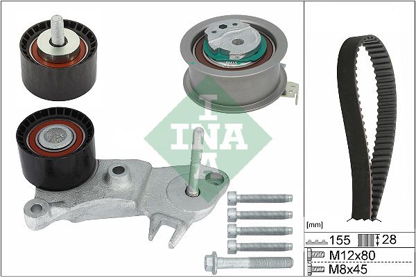 Комплект ременя ГРМ SCHAEFFLER INA 530076210 - zapix