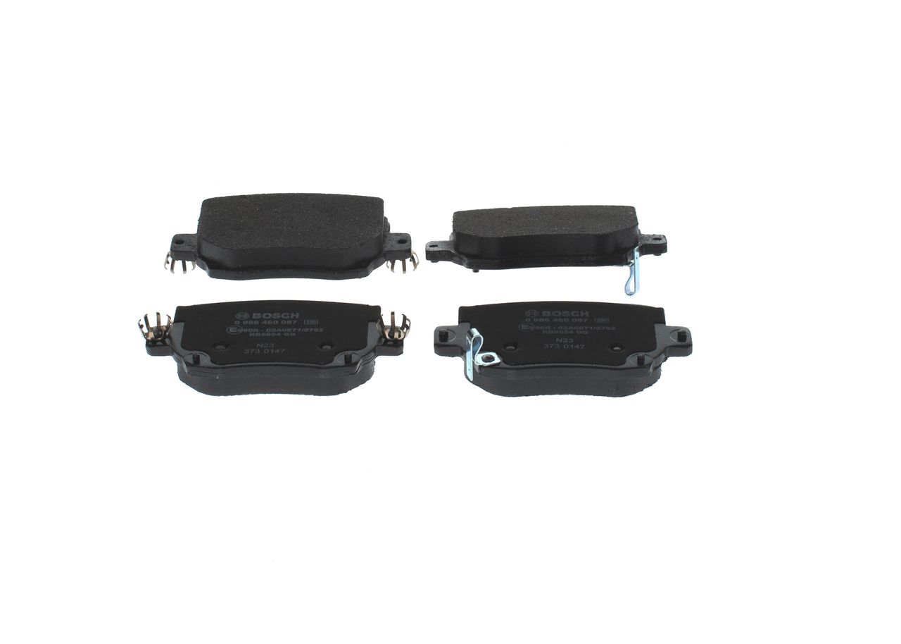 Гальмівні колодки дискові BOSCH 0986460087 - zapix