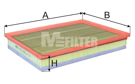 Повітряний фільтр MFILTER K7053 - zapix