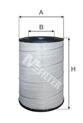 Повітряний фільтр MFILTER A583 - zapix