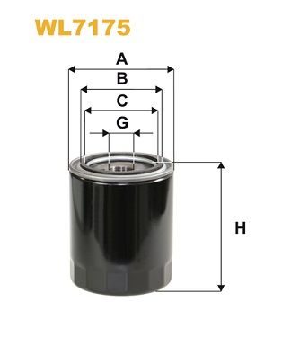 Оливний фільтр WIX FILTERS WL7175