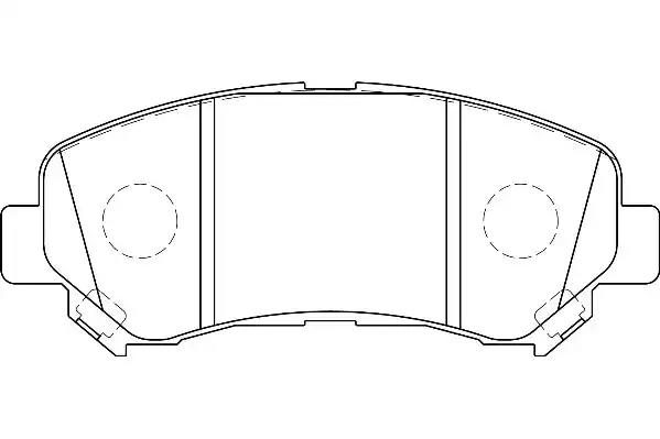 Тормозные колодки дисковые WAGNER WBP24632A