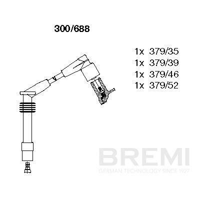 Кабелі запалювання BREMI 300688 - zapix