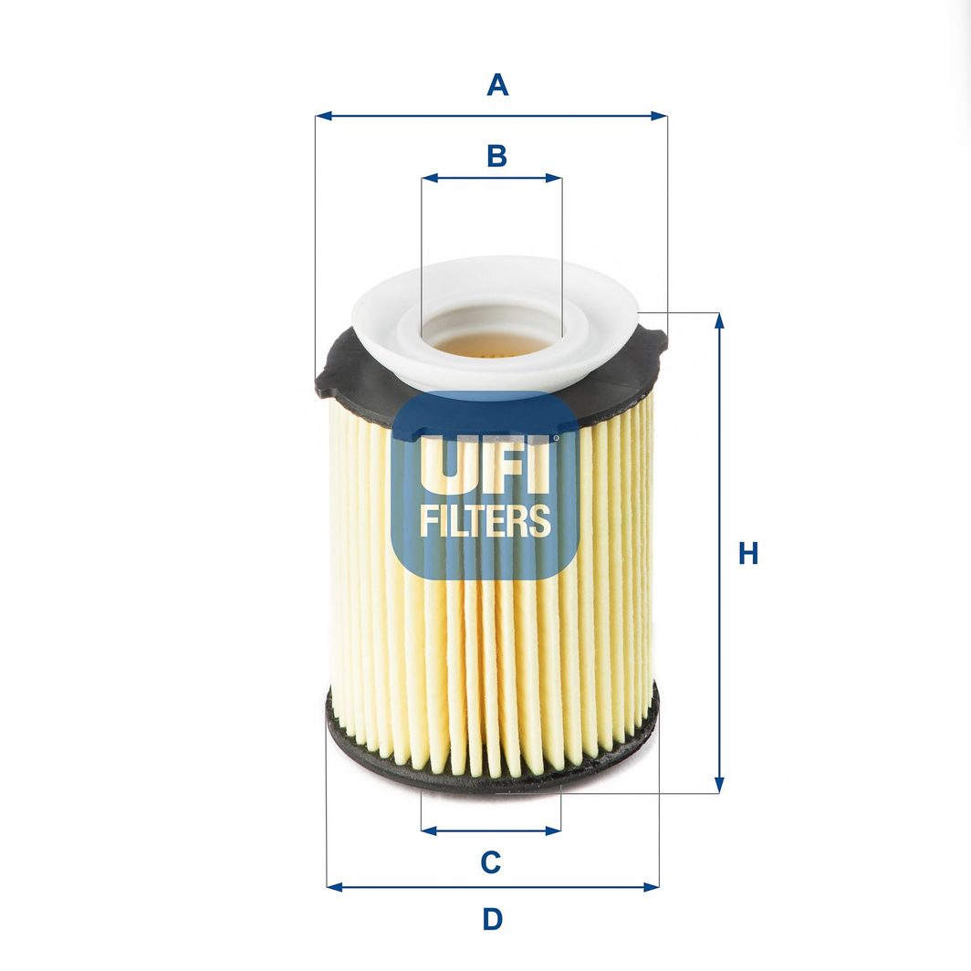 Оливний фільтр UFI 2517800 - zapix