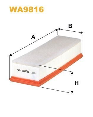 Повітряний фільтр WIX FILTERS WA9816 - zapix