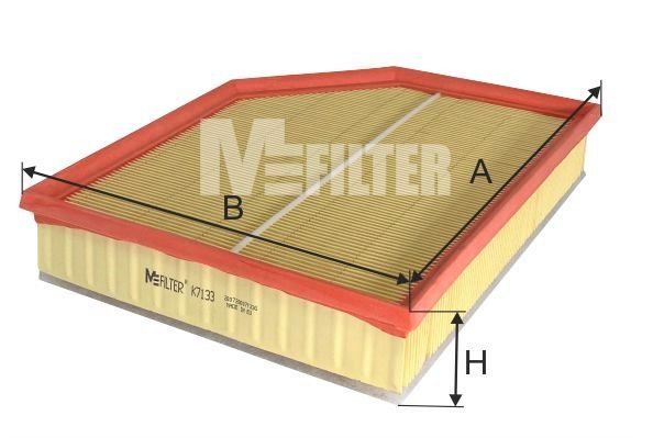 Повітряний фільтр MFILTER K7133 - zapix