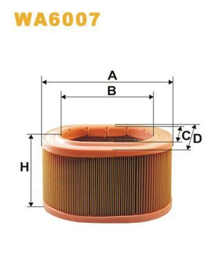 Повітряний фільтр WIX FILTERS WA6007 - zapix