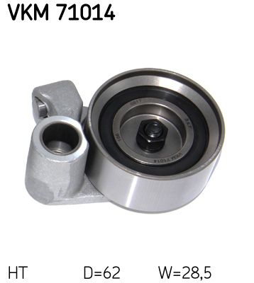 Натяжний ролик ГРМ SKF VKM71014 - zapix
