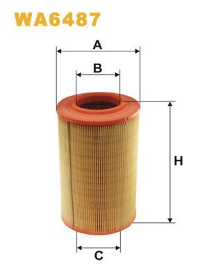 Повітряний фільтр WIX FILTERS WA6487 - zapix
