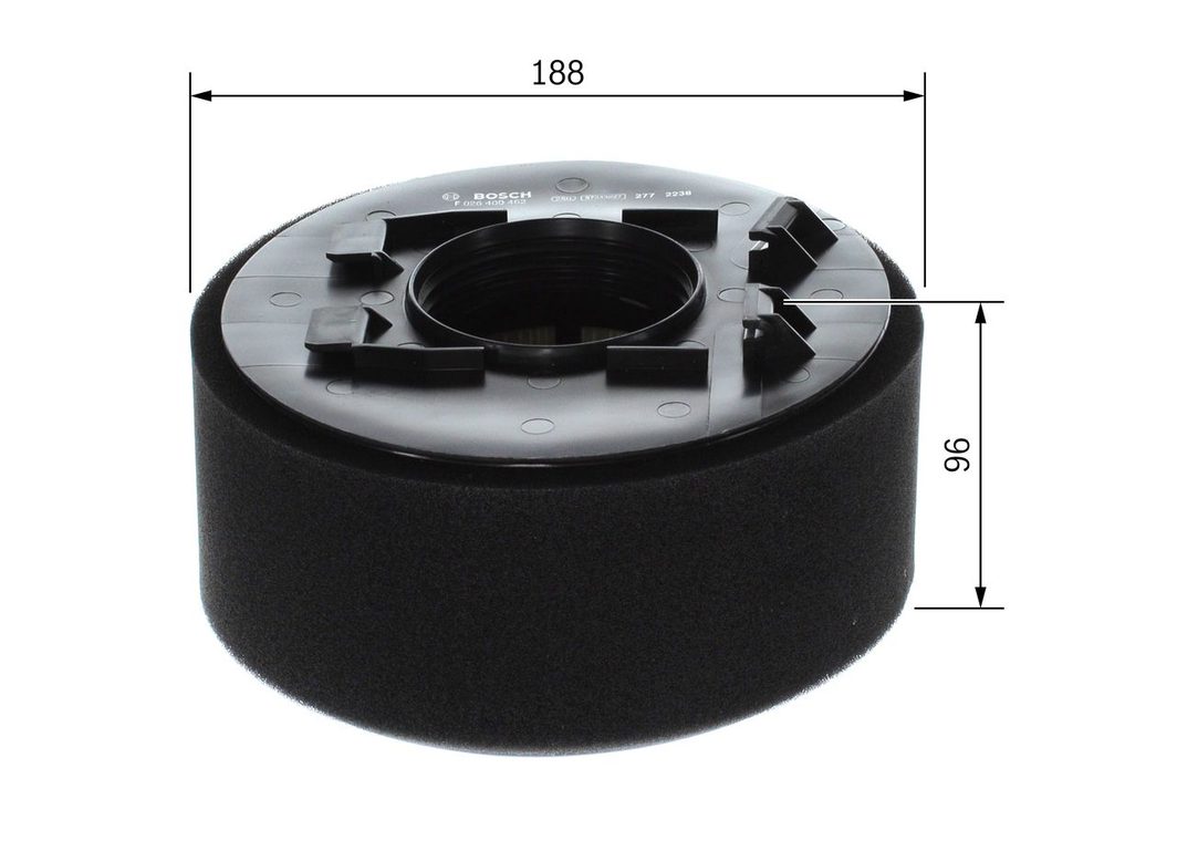 Повітряний фільтр BOSCH F026400462 - zapix