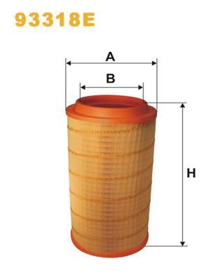Повітряний фільтр WIX FILTERS 93318E - zapix