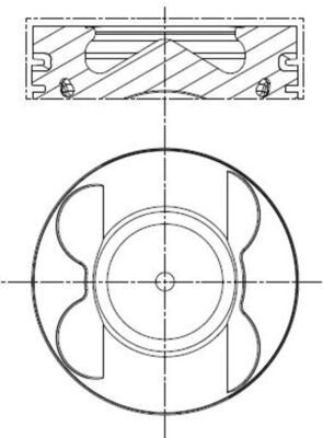 Поршень MAHLE 001PI00106002 - zapix