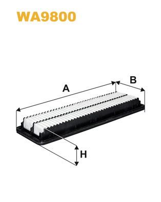 Повітряний фільтр WIX FILTERS WA9800 - zapix