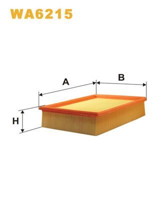 Повітряний фільтр WIX FILTERS WA6215 - zapix
