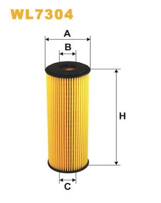 Масляный фильтр WIX FILTERS WL7304