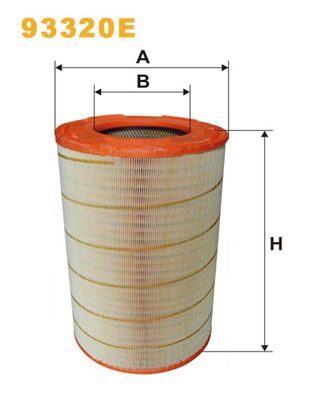 Повітряний фільтр WIX FILTERS 93320E - zapix