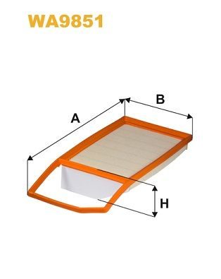 Повітряний фільтр WIX FILTERS WA9851