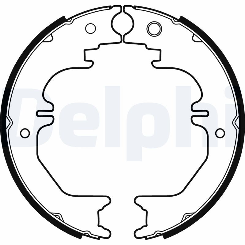 Гальмівні колодки ручника (барабанні) DELPHI LS2132 - zapix