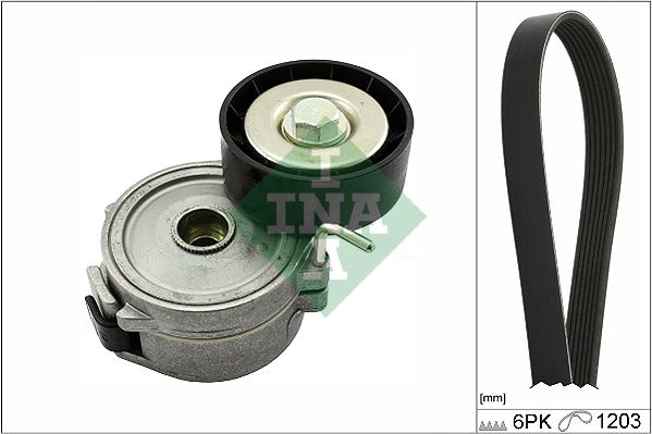Комплект поліклинових ременів SCHAEFFLER INA 529035710 - zapix