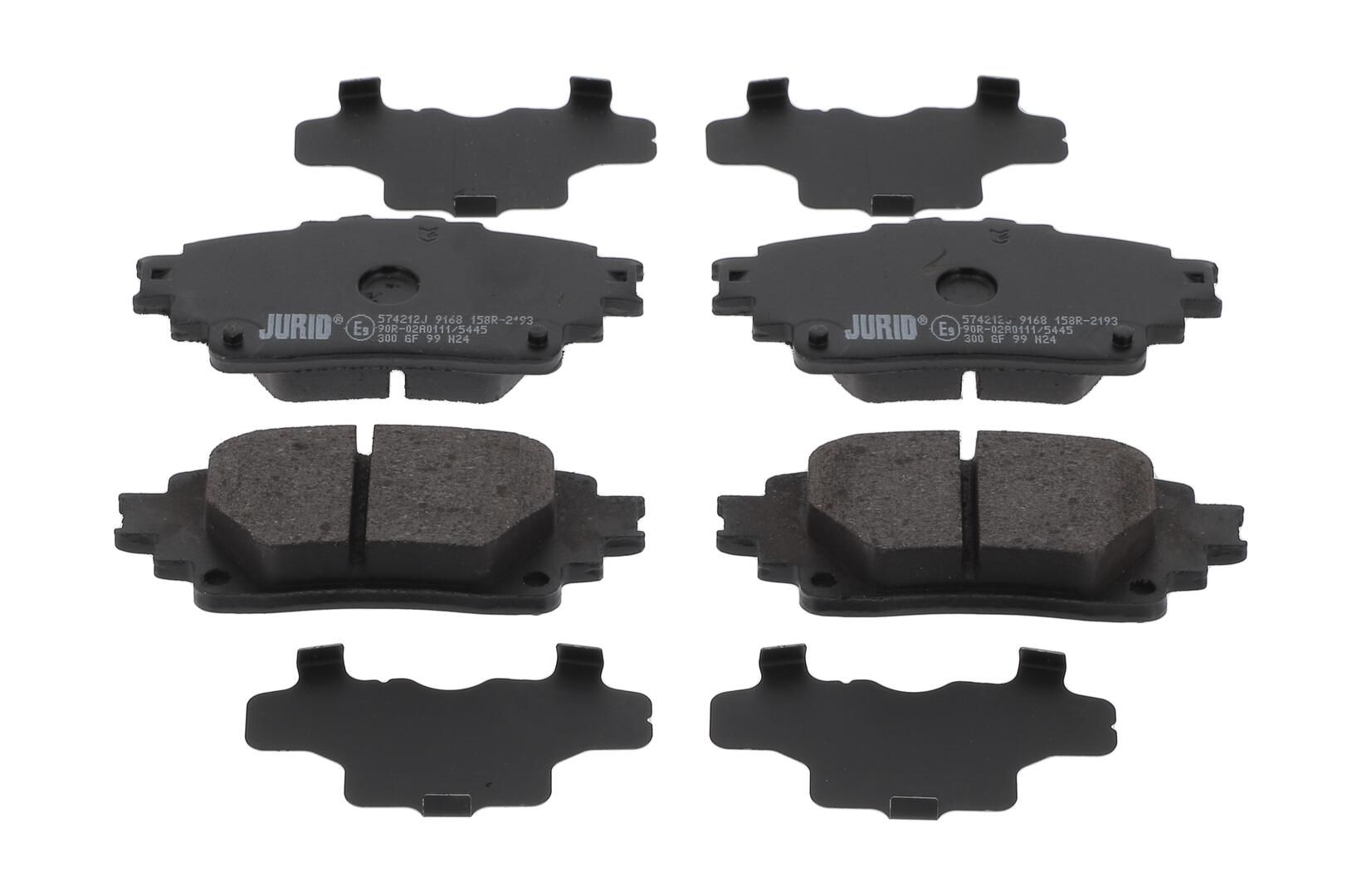 Гальмівні колодки дискові JURID 574212J - zapix