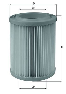 Повітряний фільтр MAHLE LX1768 - zapix