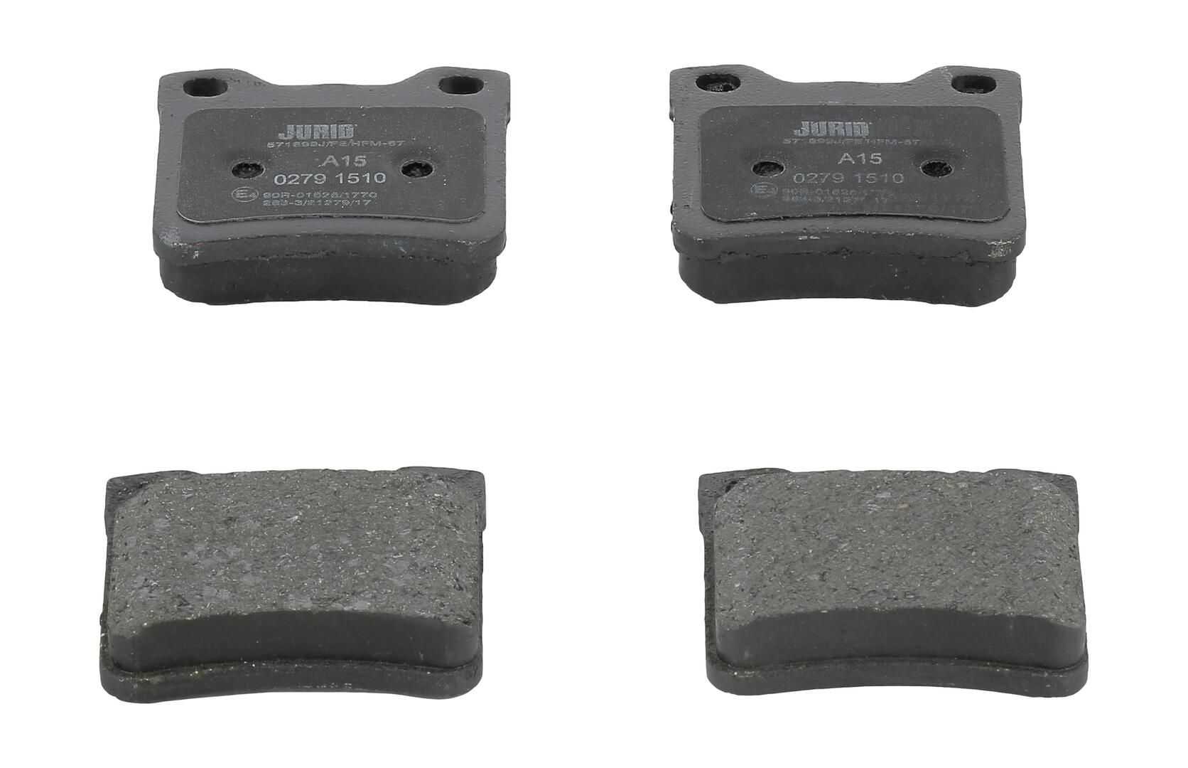Гальмівні колодки дискові JURID 571899J - zapix