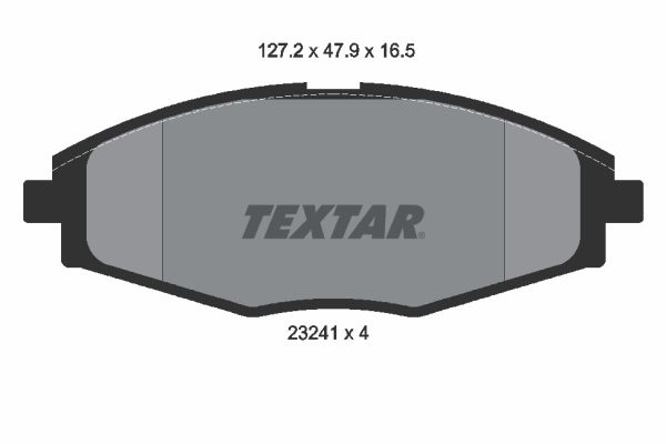 Гальмівні колодки дискові TEXTAR 2324102 - zapix