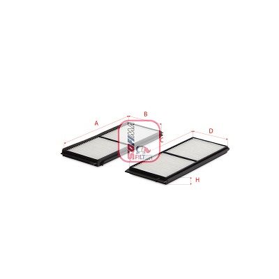 Фільтр салону SOFIMA S3219C - zapix