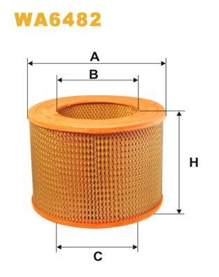 Повітряний фільтр WIX FILTERS WA6482 - zapix