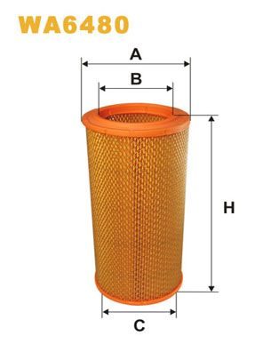 Повітряний фільтр WIX FILTERS WA6480 - zapix