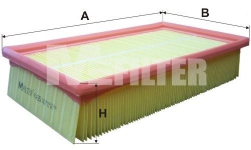 Повітряний фільтр MFILTER K455 - zapix