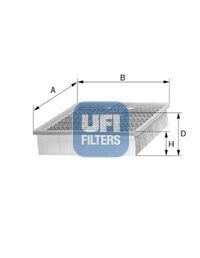 Повітряний фільтр UFI 3004000 - zapix