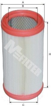 Повітряний фільтр MFILTER A551 - zapix