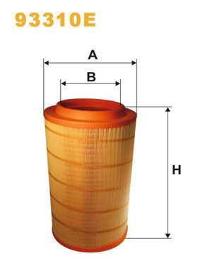 Повітряний фільтр WIX FILTERS 93310E - zapix