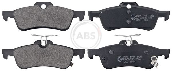 Тормозные колодки дисковые A.B.S. 37579