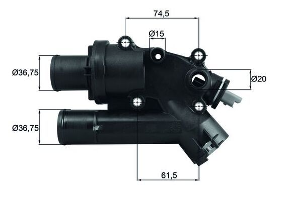 Термостат MAHLE TH4683 - zapix